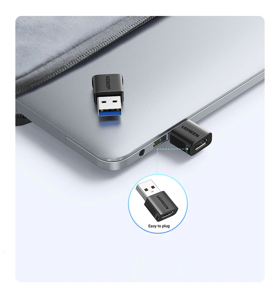 UGREEN USB 3.1 Type C OTG Adapter USB A Male to USB C Female Cable Converters For Macbook Samsung S10 Huawei USB To Type-c OTG