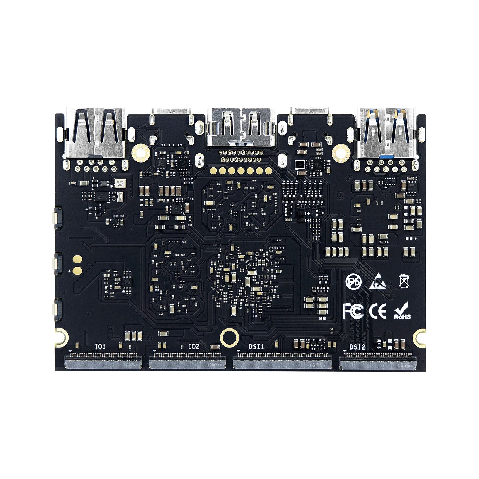 Khadas Edge2 ARM PC/Maker Kit RK3588S2 Single Board Computer with 8-core 64-bit CPU, ARM Mali-G610 MP4 GPU, 6 TOPS AI NPU Wi-Fi