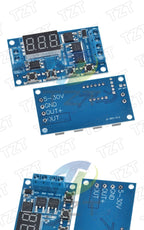 1/3PCS DC 12V 24V Dual MOS LED Digital Time Delay Relay Trigger Cycle Timer Delay Switch Circuit Board Timing Control Module DIY