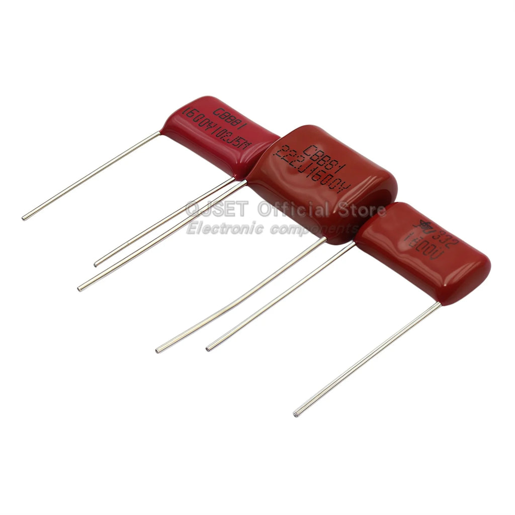 10Pcs CBB81 Metallized Polypropylene Film Capacitors High-Voltage 1.6 kV 1600 V 102j 104j 153 222 332 334 472 474 562 682J 0.1uf
