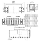 10PCS 1.0 1.25 1.5 2.0 2.54 SH/JST/ZH/PH/XH 1.0MM 1.25MM 2.0MM 2.54MM Male Pin Header Socket Dip/Right Angle SMD 2/3/4/5-9P Pin
