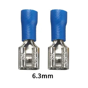 100/50/10Pcs 2.8mm 4.8mm 6.3mm Insulated Seal Spade Wire Connector Female Crimping Terminals Electrical Crimp Terminal Splices