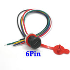 USB-C 2 4 5 6 Pin High Current Charging Socket with PH2.0 Nut Snap Lock Plate USB Type-C Female Waterproof Female Connector Jack
