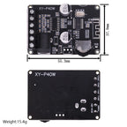 30W 40W Stereo Bluetooth Receiver Power Amplifier Dual-Channel Board 12V 24V High Power Digital Module for DIY XY-P40W