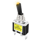 1PCS 30A 12V LED Toggle Switch Lighted Toggle Rocker Switch SPST ON Off 2 Position 3Pin For Automotive Car Aircraft