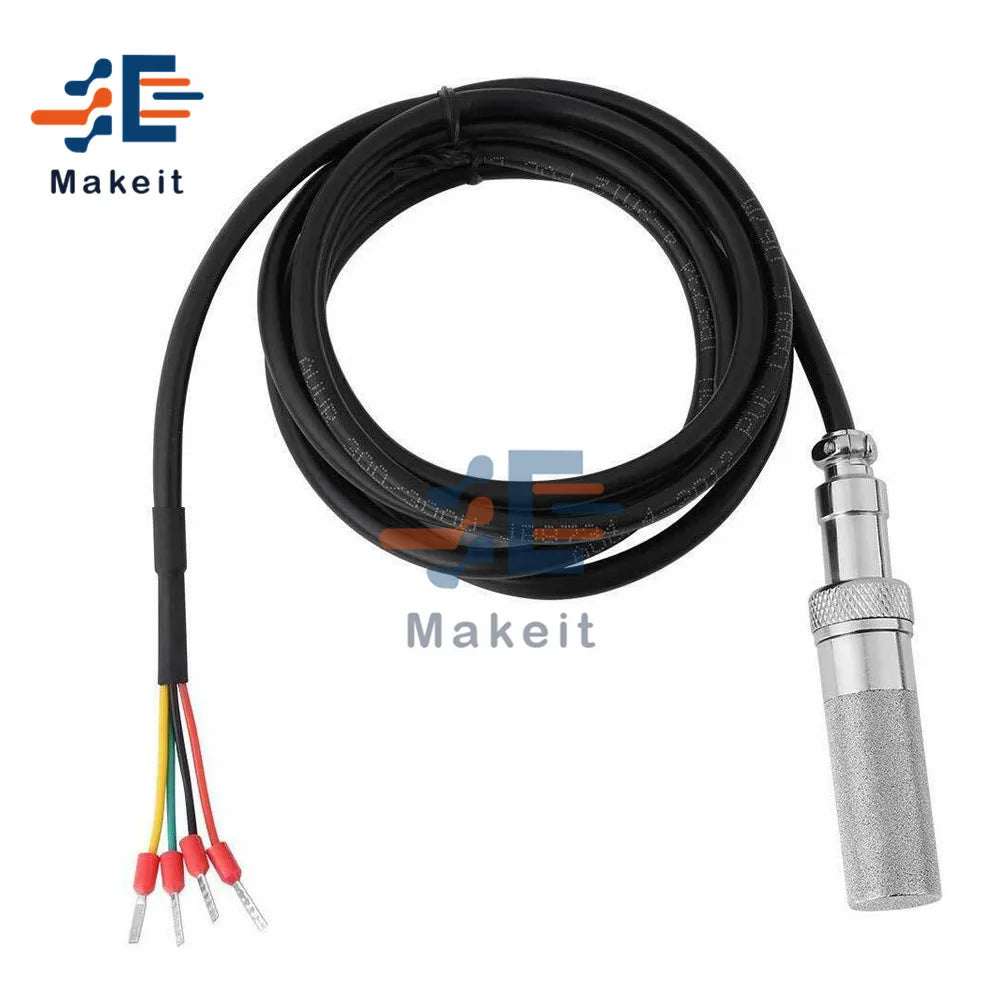 SHT10 SHT20 Sensor Probe Soil Temperature Humidity Sensor Agricultural Greenhouse Soil Moisture Sensor Dustproof Sensor Shell