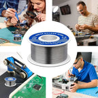0.8/1.0mm 100g/200/500g Electronic Soldering Tin Wire Tin Melt Rosin Core Solder Soldering Wire Roll FLUX2.0% Low Temperature