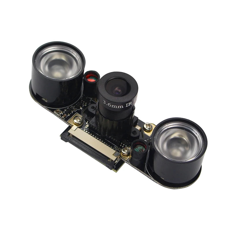 Raspberry Pi Night Vision Camera with 2 Infrared Light 5MP OV5647 Webcam 75 175 IR-CUT Camera for Raspberry Pi 4B 3B+ 3B Zero