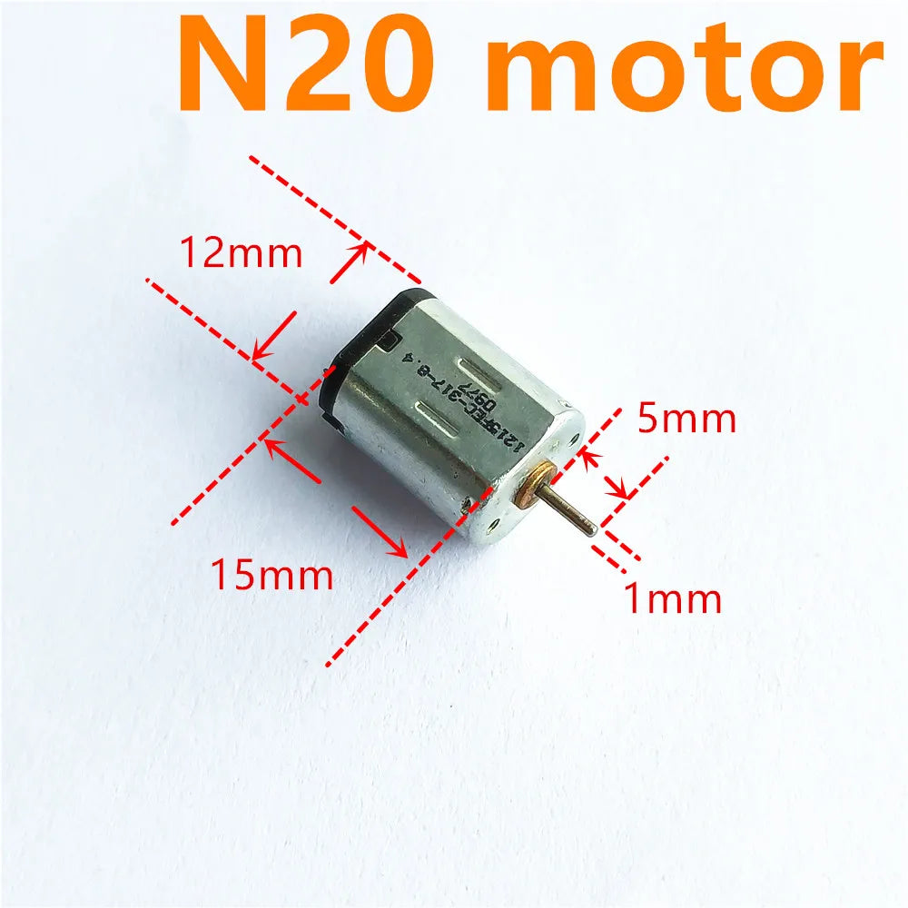2pcs/lot 7Kinds DC Motors Micro Mini 130 390 R260 R280 N20 Brush DIY Model Toy Fan Tand Helicopter Boat Parts Drop Shipping