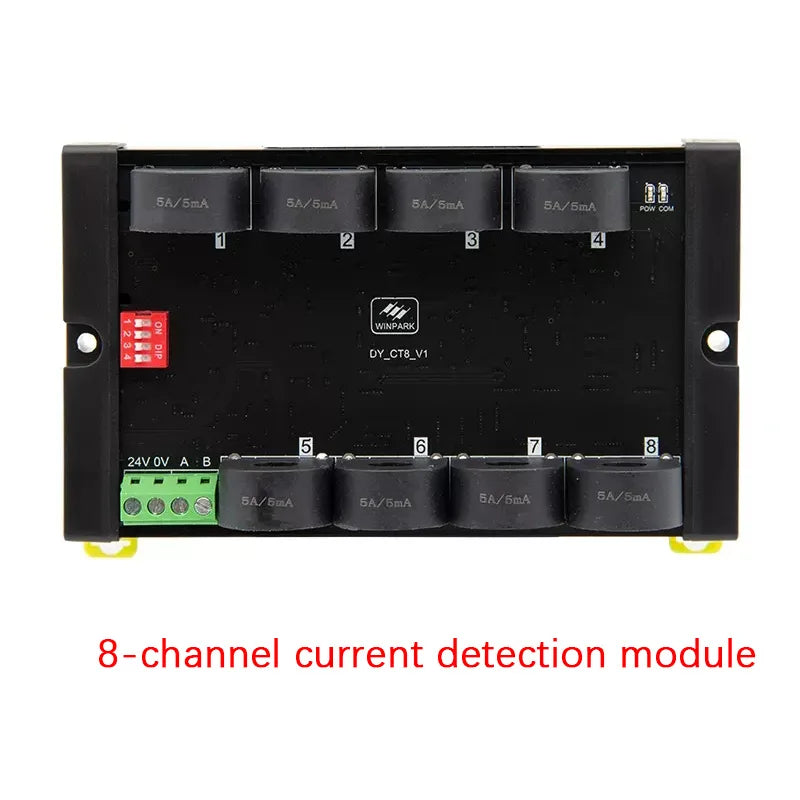 Small Current Transformer 8-Channel AC 0-50A Current Acquisition Module Isolated 485 Modbus Communication