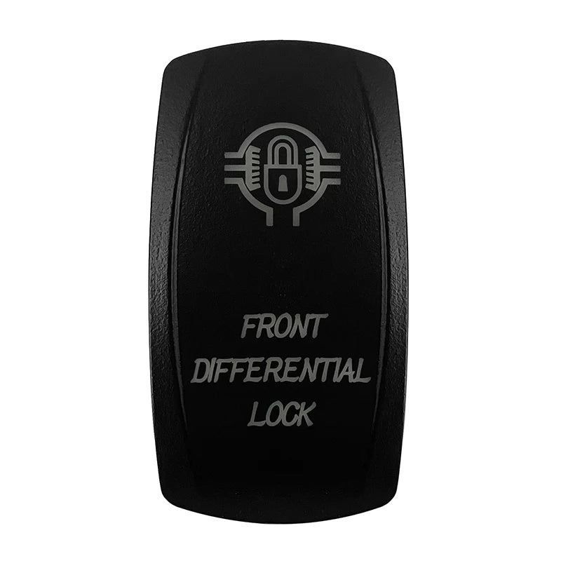 CUSTOM Dual RED Led Laser Etched Rocker Switch ON-OFF ON-OFF-ON (SPST DPDT) for ARB/Carling/NARVA 4x4 Caravan Accessories SUV