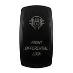 CUSTOM Dual RED Led Laser Etched Rocker Switch ON-OFF ON-OFF-ON (SPST DPDT) for ARB/Carling/NARVA 4x4 Caravan Accessories SUV