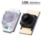 1000pcs 0603 0805 1206 IR SMD Chip 850nm 940nm Emitter Receiver Infrared Transmitter Phototransistor Photodiode Invisible DIY