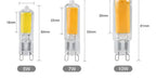 G9 LED Light Bulb 220V 5W 7W 10W COB LED Lamp Glass G9 Bulbs Replace Halogen Bulb LED Lights for Home Ceiling Lamp Chandeliers