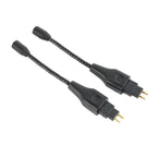 2PCS Gold Plated Interface MMCX Adapter Cable Lossless Sound Cable for HD650 HD660 S HD6XX HD600 HD580 HD535 HD545 HD565 HD265
