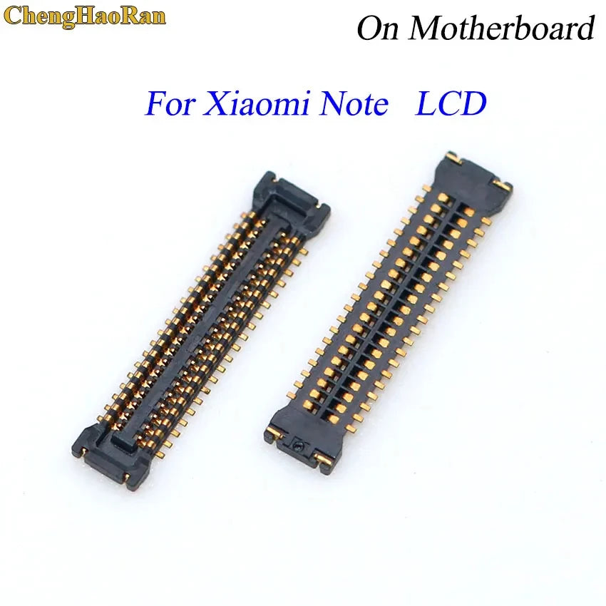 2pcs Touch & LCD Display Screen FPC Connector For Xiaomi Mi 4 Mi4 Mi2 Mi3 Max Note Redmi Note Logic On Motherboard Mainboard