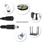 DC Power Pigtails Cable 22AWG Female Male 5.5mm X 2.1mm Connector For 12V Power Supply Adapte CCTV Camera DVR LED Strip