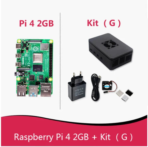 Official Original Raspberry Pi 4 Model B Dev Board Kit RAM 2G 4G 8G 4 Core CPU 1.5Ghz 3 Speeder Than Pi 3B+