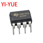 10/20/50PCS NEW NE555 NE555P IC 555 Timer Programming Oscillator Chip 8 Pin DIP-8 Sockets for Pulse Generator