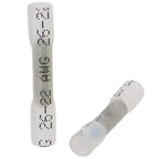 100Pcs 26-24 AWG Heat Shrink Butt Connectors Marine Grade Clear Waterproof Butt Splice Insulated Crimp Terminals Kit Marine