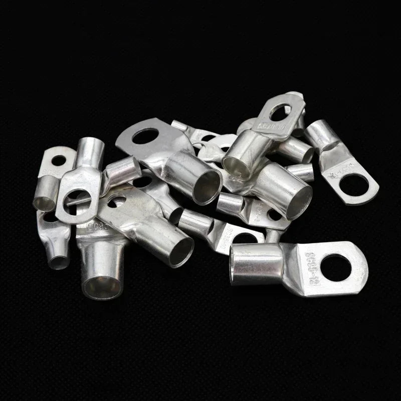 SC Type Wire Nose Terminal SC35 SC50 SC70 SC95 Bare Copper Battery Block Lugs Hole ID 6 8 10 12mm Crimp DTGA Cable End Connector
