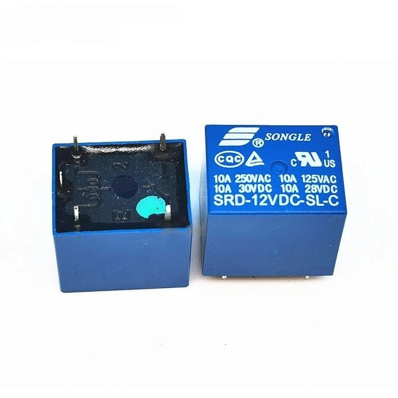 5PCS Relay SRD-03V 05V 06V 09V 12V 24VDC-SL-A/SL-C 10A 4/5 Pin