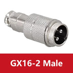 5PCS Docking Connector GX16 Aviation Plug Male Female 16mm 2/3/4/5/6/7/8/9/10 Pin Socket Circular Aviation Connector