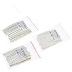 0402 0603 0805 1206 1210 2512 SMD Resistor Assorted Kit 10K 100K 1K 1R 100R 220R Resistance 1% 5% Sample Pack