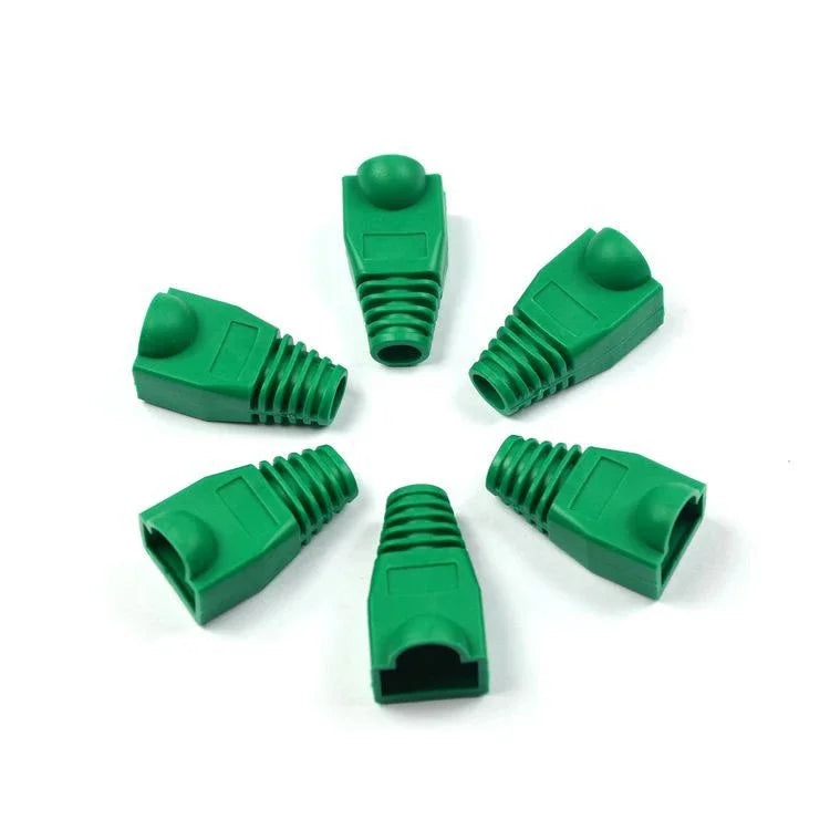 10-100Pcs RJ45 Ethernet Cable Connector Boots Cover CAT5 CAT5E CAT6 CAT6E Ethernet Network Lan Cable Plug Cap Protective Sleeve
