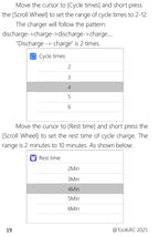 ToolkitRC M8AC Smart Lipo Battery Charger Discharger AC 200W DC 600W 20A for 1-8S LiHV Lipo Battery PD 65W FPV Model Parts Car