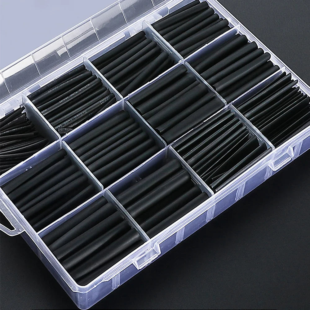 Heat Shrink Tubes Set Retractable Heat Pipe Electric Wire Sheath Thermoretractile Case Tube Line Bar Heat Shrink Tubing