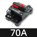 20A to 300A 12V-48V Circuit Breaker Power Protect Fuse Trolling with Manual Reset Waterproof Car Boat Manual 30A 80A 100A 300A