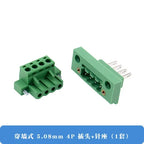 Pluggable Through-Wall Green Terminal Block 2EDGWB-5.08MM With Screw Fixed Panel 2P3P4P-12P