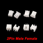 100Pairs(200Pcs) JST XH 2.54mm 2/3/4/5/6/7/8/9/10 Pin Male Plug + Female Socket Housing JST Wire Connectors Adaptor XH 2.54 2p