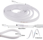 5V USB RGB LED Neon Strip 1M 2M 3M 5M Flexible LED Strip with Remote Control Waterproof Neon Silicone Ribbon Adhesive Tape