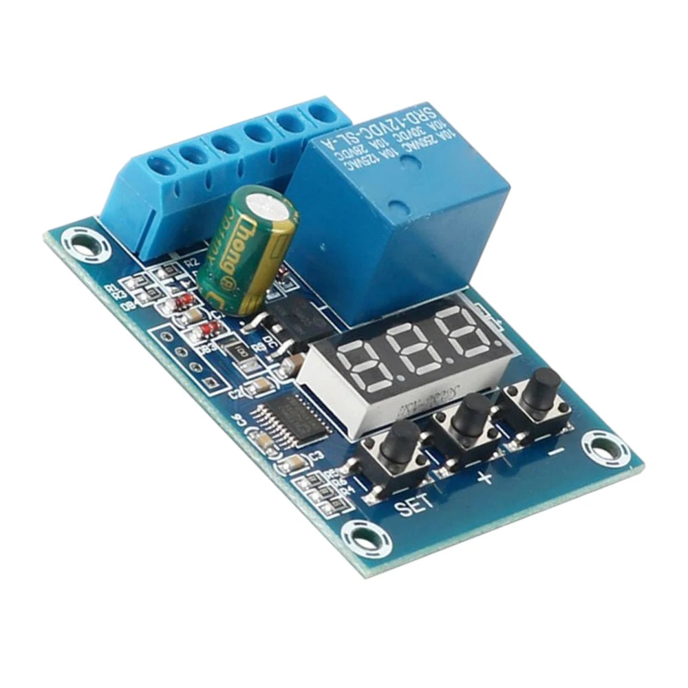 DC 9V/12V/24V 12A Voltage Detection Module Relay Charge and Discharge Monitoring Module Output Voltage Detection Range 0-99.9V