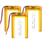 103450 3.7V 2000mAh Polymer Lithium Rechargeable Battery JST PH 2.0mm 2Pin Plug for Camera GPS Navigator MP5 Bluetooth Headset