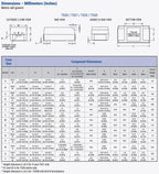 10PCS/Set T520B107M006ATE040 6.3V 100uF 40mOhm Polymer Tantalum Capacitors Low ESR SMD Case-B 3528 for Electronics