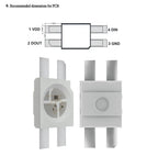 SK6812 MINI-E RGB (Similar to WS2812B)3228SMD Pixel LED Chip Reverse Mount Individually Addressable IC Full Color DC5V