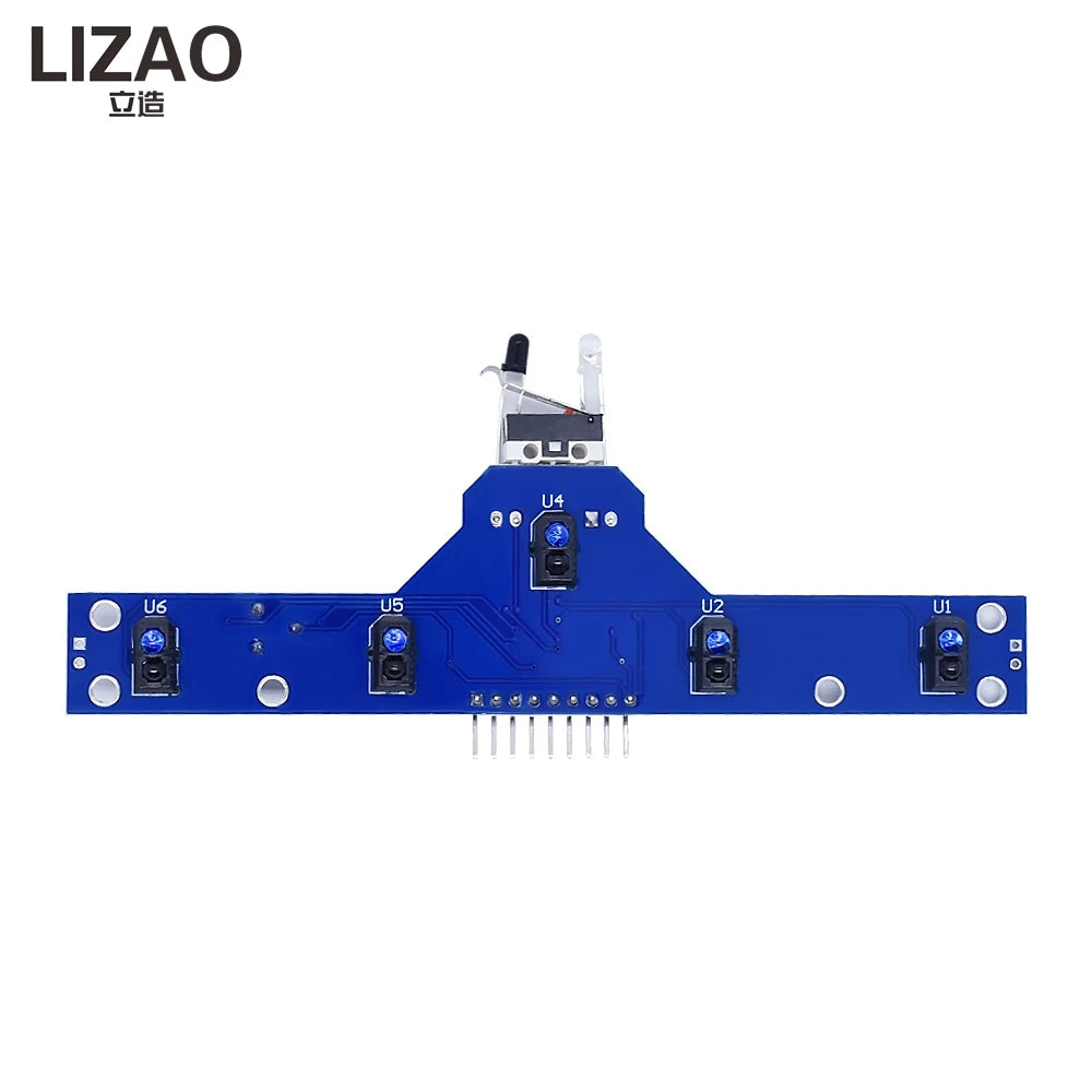 5-Way Tracing Sensor Module, TCRT5000 Based Tracking Board for Smart Car Line Following Projec