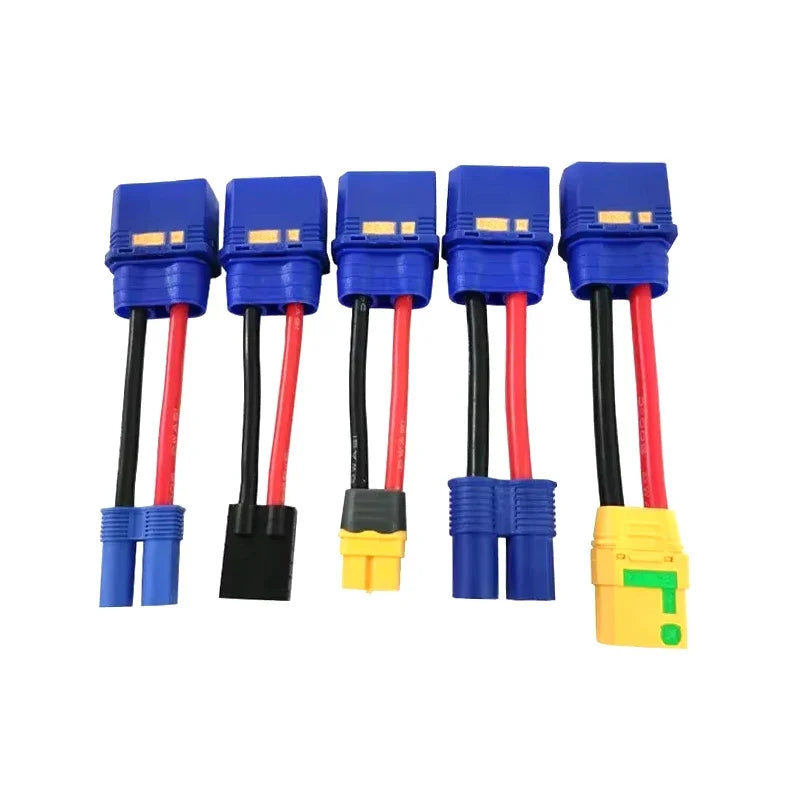 QS8S to XT90/60 TRX EC5 Anti-ignition Plug Male Female Model Aircraft Adapter Cable for Plant Protection Machine Lithium Battery