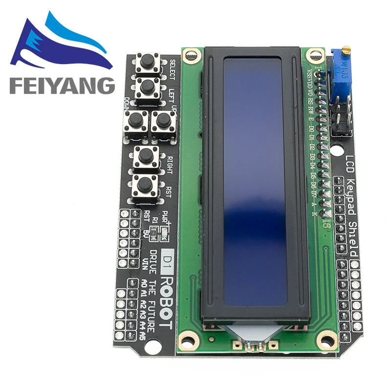 LCD Keypad Shield LCD1602 LCD 1602 Module Display blue screen For Arduino