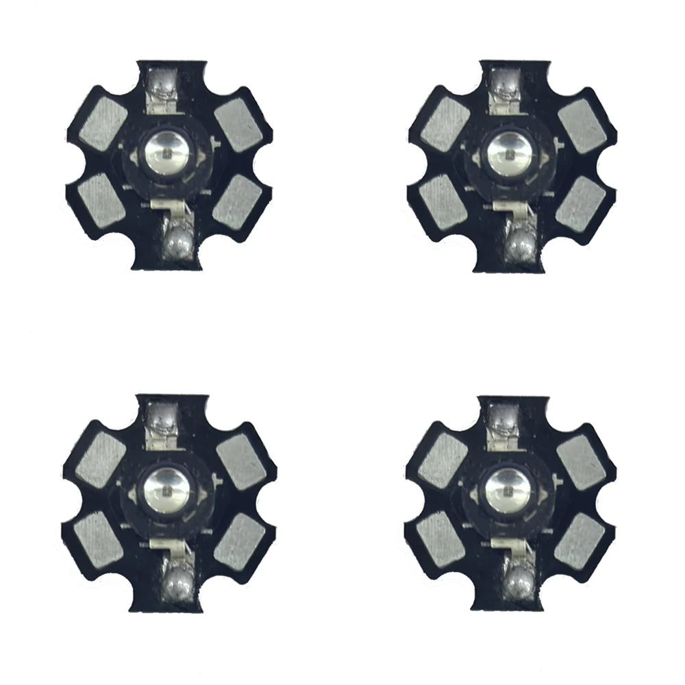 5pcs 3W Infrared IR High Power LEDs Emitter CCTV Camera IR Diode for Security Black LEDs 850nm 940nm 3W 700mA