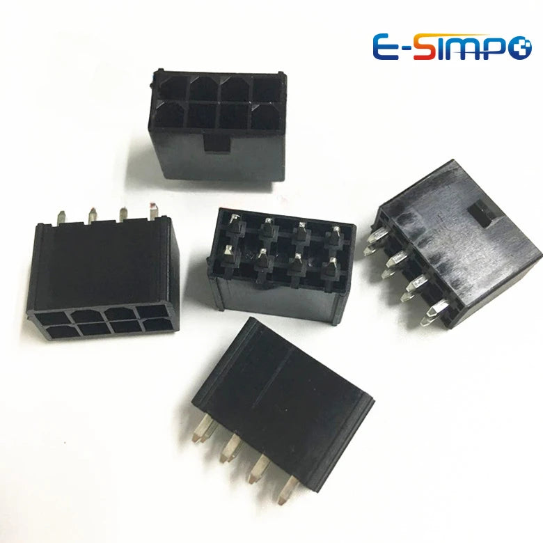 10PC 5569 4.2mm Black Dual Row Automotive Wiring Connector Straight Pin 2x1-2x12 Pin for PC/Computer Graphics Card ATX on Board