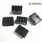 10PC 5569 4.2mm Black Dual Row Automotive Wiring Connector Straight Pin 2x1-2x12 Pin for PC/Computer Graphics Card ATX on Board