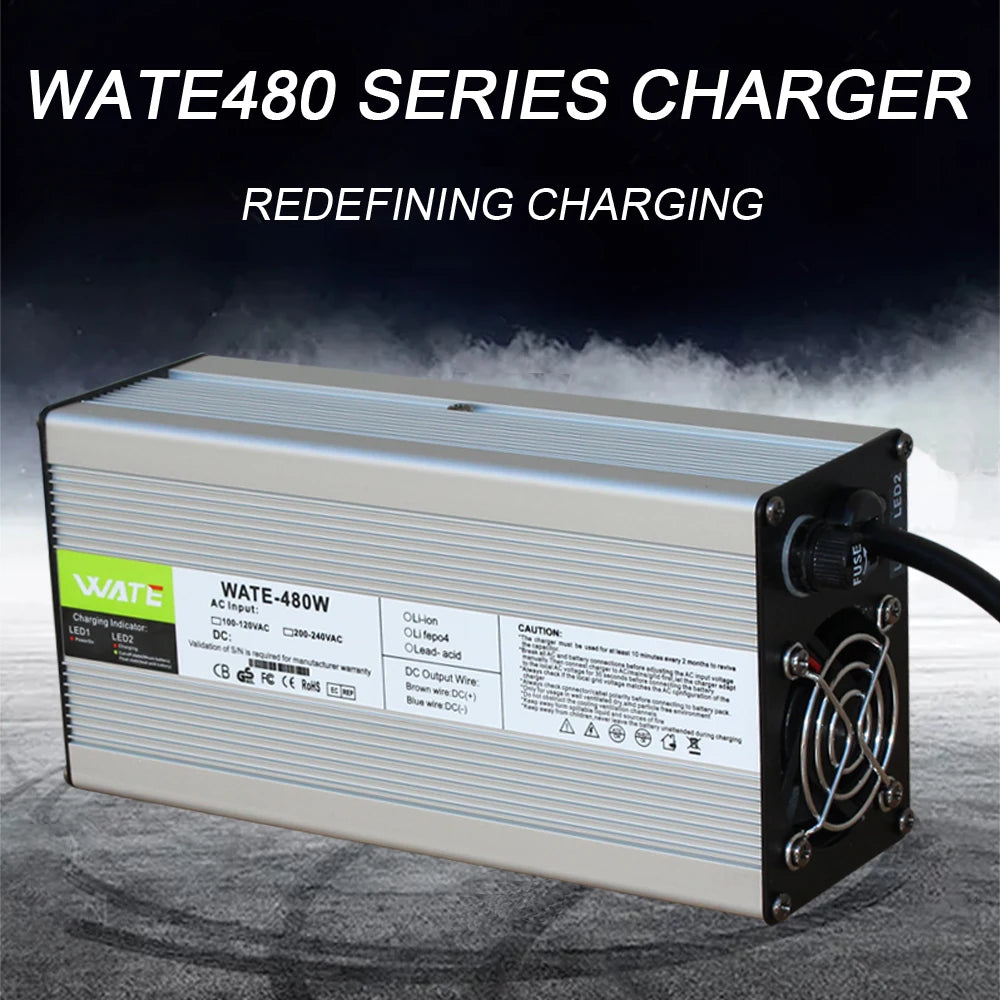 84V 5A Lithium Battery Charger For 72V / 74V / 20S Li-Ion Lipo Battery Pack   Global certification