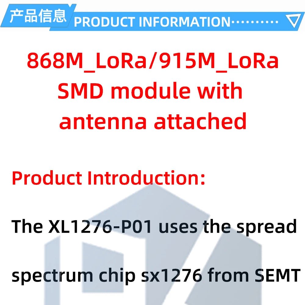 SX1276 LoRa Transceiver Module: 868MHz/915MHz Long-Range Spread Spectrum – Supports LoRa/GFSK, ESP32 Compatible
