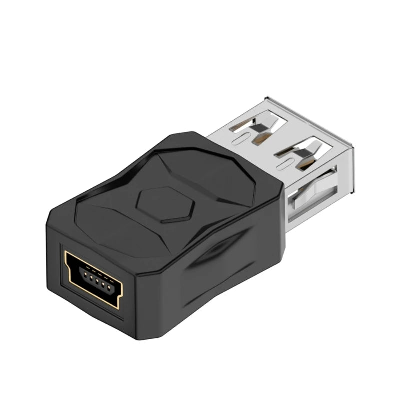 USB Adapter Micro USB to Mini USB Converter Female Male Bidirectional 480Mbps Y3ND