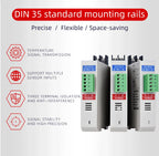 AC DC Current Transmitter Sensor AC 0-5A Input 4-20mA 0-10V Output DC 24V 220V Power Supply  Voltage Transducer