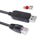 Compatible Delta IFD6500 RS485 to USB Converter Adapter FTDI USB to RJ45 RS485 Communication Cable for Delta IABU PLC